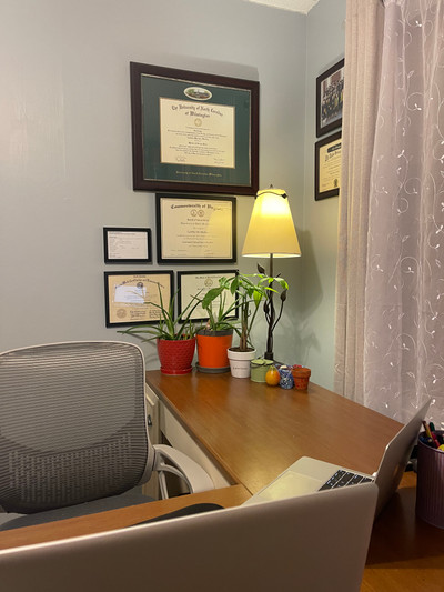 Therapy space picture #1 for Cynthia Mobley, therapist in Massachusetts, New Jersey, North Carolina, South Carolina, Virginia