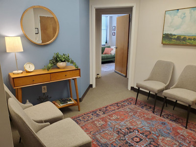 Therapy space picture #2 for Beth Warshaw, mental health therapist in Delaware, New Jersey, Pennsylvania, Vermont