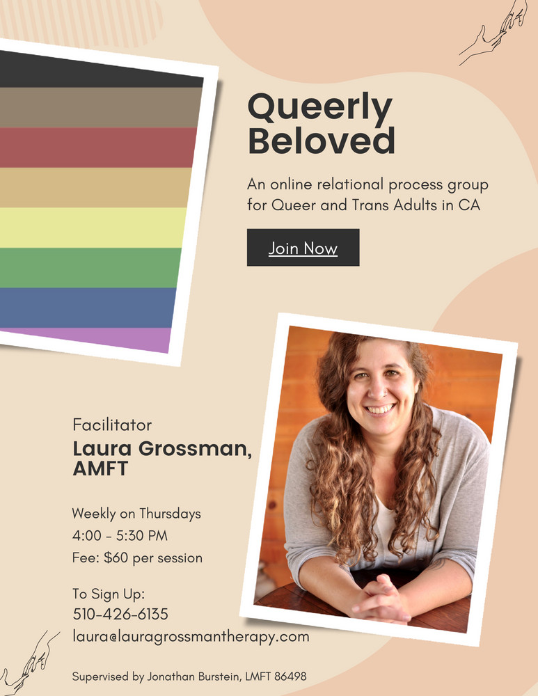 Queerly Beloved – New Group Starting June 16, 2022